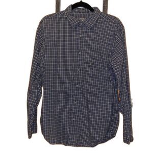 Eddie Bauer Mens Plaid Button Down Shirt Medium Classic Fit Size Medium